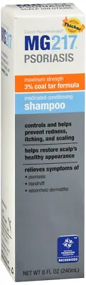 Mg217 Psoriasis Coal Tar Formula Shampoo Plus Conditioner 8 Oz Exp: 04/2025 • $11.99