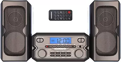 Magnavox MM435M-BK 3-Piece Compact CD Shelf System With Digital FM Stereo Radio • $67.99