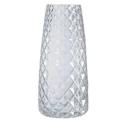 £18.19 • Buy  Cube Glass Vase Wedding Decorations Table Centerpiece Crystal