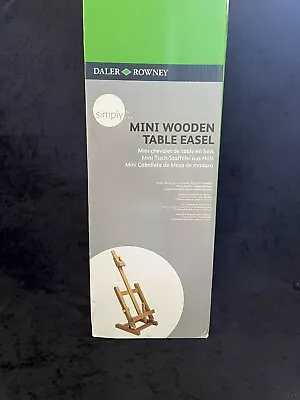 Simply Mini Wooden Table Easel Adjustable/Tilts-Holds Canvas/Pictures Up To 12   • $7