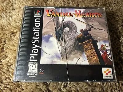 Vandal-Hearts (Sony PlayStation 1 1997) PS1 Black Label No Manual • $36.42