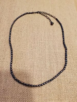 Vintage 19  Genuine Grey Freshwater Pearls Necklace • $14.95