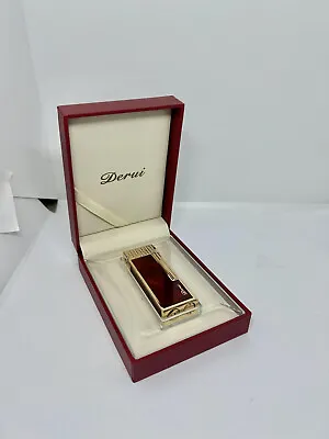 Amazing Gold Plated Collectable Vintage Gas Lighter Old School In A Box • $85