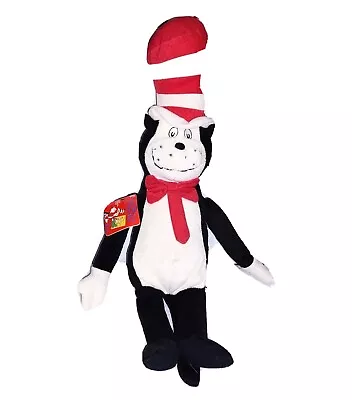 $17.99 • Buy Kohls Cares For Kids Dr Seuss The Cat In The Hat Black White Soft Plush Hang Tag