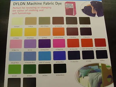 £10 • Buy 1 NEW DYLON FABRIC DYE FOR USE IN WASHING MACHINE For Clothes Towel Curtains Etc