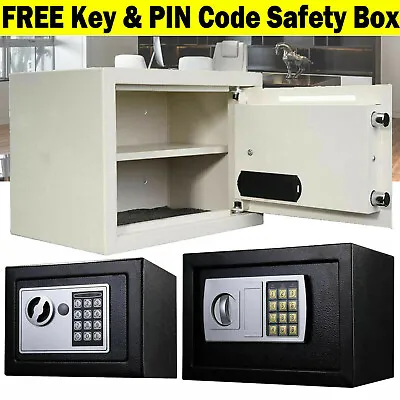 £46.67 • Buy Digital Code Steel Safety Cash Box Money Safe Electronic Security Home Office