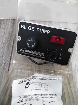 Rule 3 Way Bilge Pump Or Automatic Float Switch Boat Marine Panel Lighted • $39.18