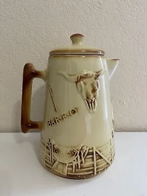 Vintage McCoy Pottery El Rancho Bar B Q Ceramic Coffee Pot • $95