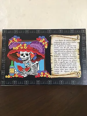 Day Of Dead Gift Card Pop-Up Altar Dia De Muertos  La Catrina  • $7