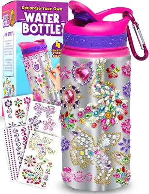 £15.63 • Buy Toy Gifts For 5 6 7 8 9 10 11 12 Year Old Girls, Decorate Your Bottle Craft Kit
