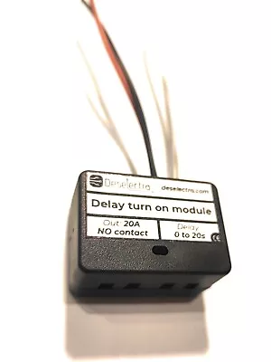 Drl Timer Switch Relay 1 To 20 Sec Kit Delay On Start Car Front Lights 12v 20A • £9.80