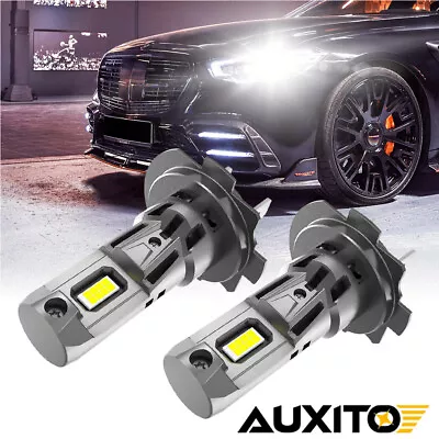 2X AUXITO H7 LED Headlight Bulb Kit High Low Beam 6500K Super White 22000LM 120W • $28.99