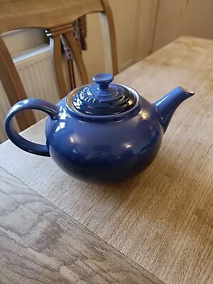 ⭐NEW. LE CREUSET Stoneware Classic Teapot 1.3L Cobalt Blue Perfect  • £45