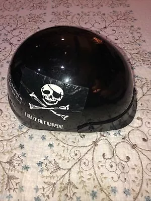 $30 • Buy Harley Davidson Helmet Womens Bling Script Black Sz Large 59-60 Cm Stickers