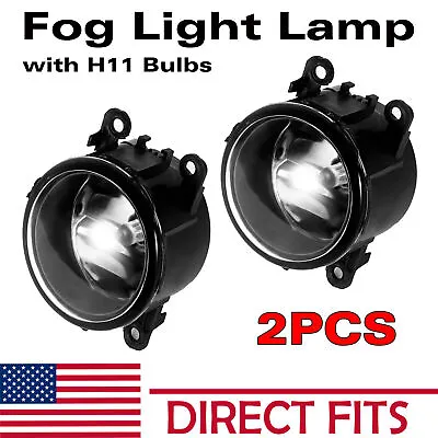 2Pcs Fog Light Driving Lamp H11 Bulbs 110W Right Left Side For Car SUV Off Road • $16.19