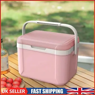 5L Ice Bottle Cooler Mini Fridge Cooler Box Camping BBQ Equipment (Pink) • £18.99