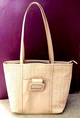 French Connection Raffia  Straw Designer  Tote Bag. Reduced!!  (see Pics) • £32