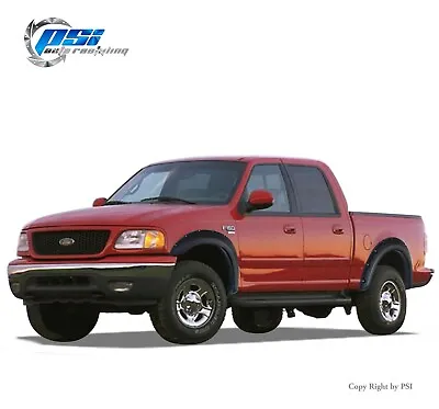 Pocket Rivet Textured Fender Flares Fits Ford F-150 1997-2003 Styleside Only • $265.05