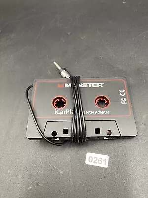 Monster Aux Cord Cassette Adapter 800  ICarPlay For Car Tape Deck • $16.99