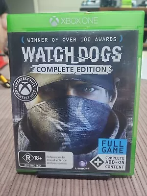 Watch Dogs Complete Edition Microsoft Xbox One Watch_dogs Watch Dogs Manual Incl • $23.70