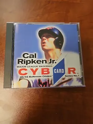 NEW MLB CD-ROM CYBRCARD NO 1 Cal Ripken MAKE YOUR OWN BASEBALL CARDS!  Cybr Card • $8.99