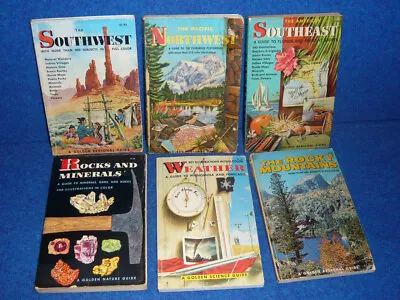 $12.95 • Buy 5 Vintage GOLDEN PRESS Regional Guides ROCKY MOUNTAINS Southwest SOUTHEAST Rocks