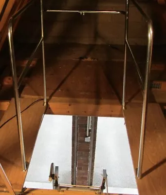 £69.95 • Buy Attic Stairs Safety Rail Loft Balustrade Safety Rail Silver