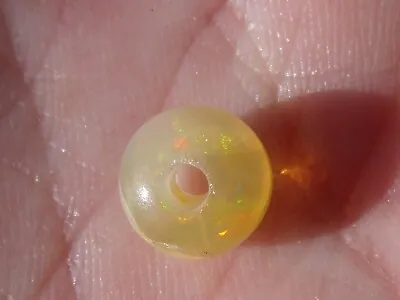 1.67 Ct. Round Cut Mexican Cantera Fire Opal Bead. • $45