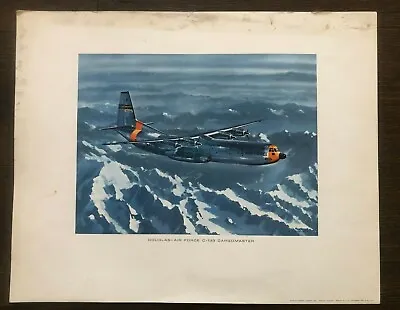 Douglas-Air Force C-133 Cargomaster - Rare Vintage R.G. Smith Print  • $49.99