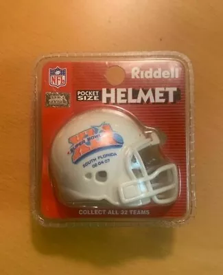 Riddell Pocket Pro Football Helmet Super Bowl 41 Colts Bears REVOLUTION IN PACK • $3.99