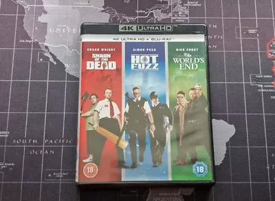 £11.99 • Buy MISSING DISCS!!  Cornetto Trilogy 4k Case- Shaun Of The Dead/Hot Fuzz/Worlds End