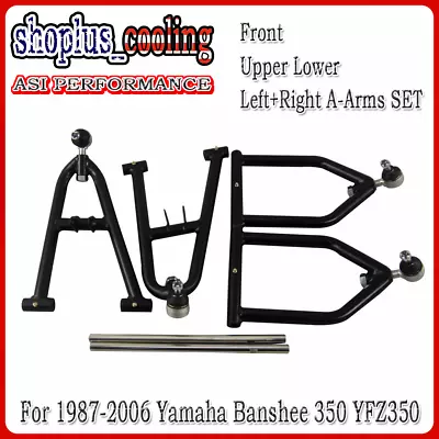 Front Upper Lower Left+Right A-Arms SET Suit 1987-2006 Yamaha Banshee 350 YFZ350 • $89