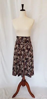 LulaRoe Azure Skirt Multi Color Floral Mule Stripe Pattern Size Small • $14.99