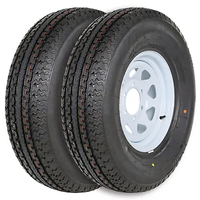 WEIZE ST225/75R15 Trailer Tire With Rim 225/75-15 6 Lug Load Range E Spoke Wheel • $249.99