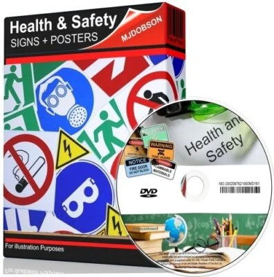 £4.99 • Buy Health & Safety HAZARD WARNING SIGNS + POSTERS IMMEDIATE DELIVERY