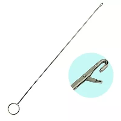 Portable Metal Loop Turner Hook With For Turning NEW Fabric Tubes J4Y9 • £3.26