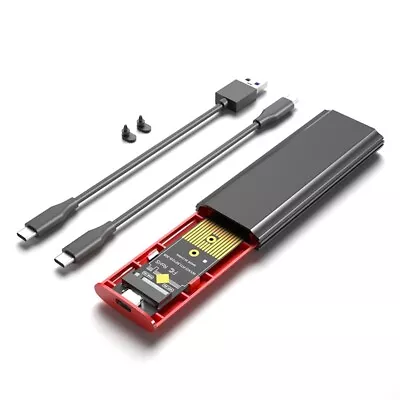 $27.59 • Buy M2 SSD NVME Enclosure M.2 To USB 3.1 SSD Box Case For M.2 PCIe NVMe M Key 2 W3D2