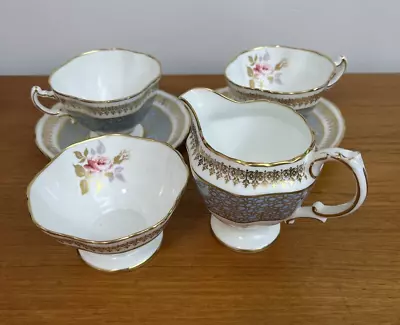 Hammersley Tea For Two S-187/18 Blue Rose Gilding  (GG) • £28