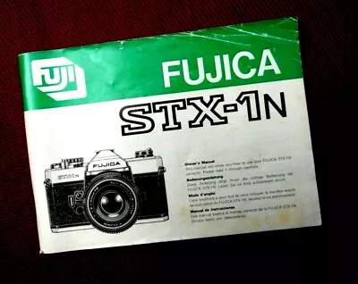 £10.29 • Buy FUJI  Fujica STX-1n  SLR Camera  Owners Manual  ( Multilanguage )