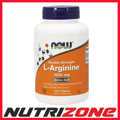 £26.60 • Buy NOW Foods L-Arginine 1000mg Nitric Oxide Igniter - 120 Tablets