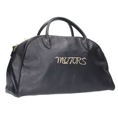 Visvim Size S Motor Club Boston Bag Leather Black BBc49 • $2340