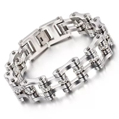 Fashion Ladies Charm Bracelets Bangles Motorcycle Biker Bicycle Chain Bracelet • $12.03