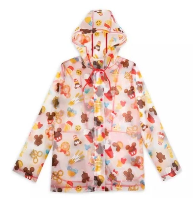 $149.99 • Buy Disney Parks Mickey Mouse Snack Treats Rain Jacket For Adults NEW W/ TAG (LARGE)