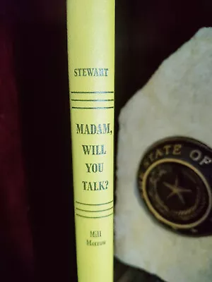 Madam Will You Talk_Mary Stewart_HCnoDJ_BCE_1956_Good • $8.99