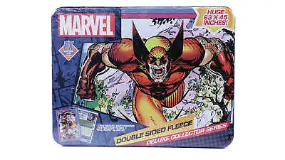Sdcc 2023 Marvel Wolverine Card Previews Exclusive Deluxe Fleece Blanket Tin • $39.99
