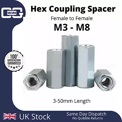 Hex Coupling Spacer: M3 M4 M5 M6 M8 Female To Female | PCB | Metric • £3.60