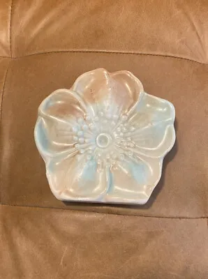 Vintage 1940s Art Deco McCoy Flower Blossom Art Pottery Wall Pocket • $42
