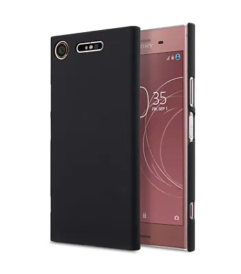 $8 • Buy Sony Xperia XZ1 HARD Case Black Super Thin/Slim