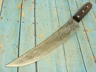 $48 • Buy Big 10  Vintage Dexter Usa 32910 Chuck Wagon Cook Carbon Steel Chef Knife Knives