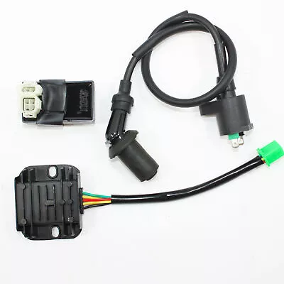 Ignition Coil + CDI UNIT+ Regulator GY6 125cc 150cc PIT Quad Dirt Bike ATV Buggy • $27.73